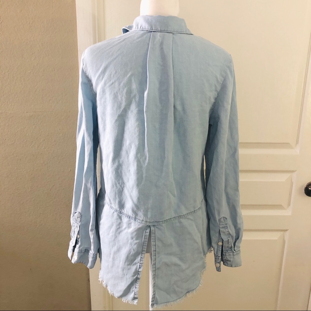 Thread + Supply Denim Button Down Shirt - image 4